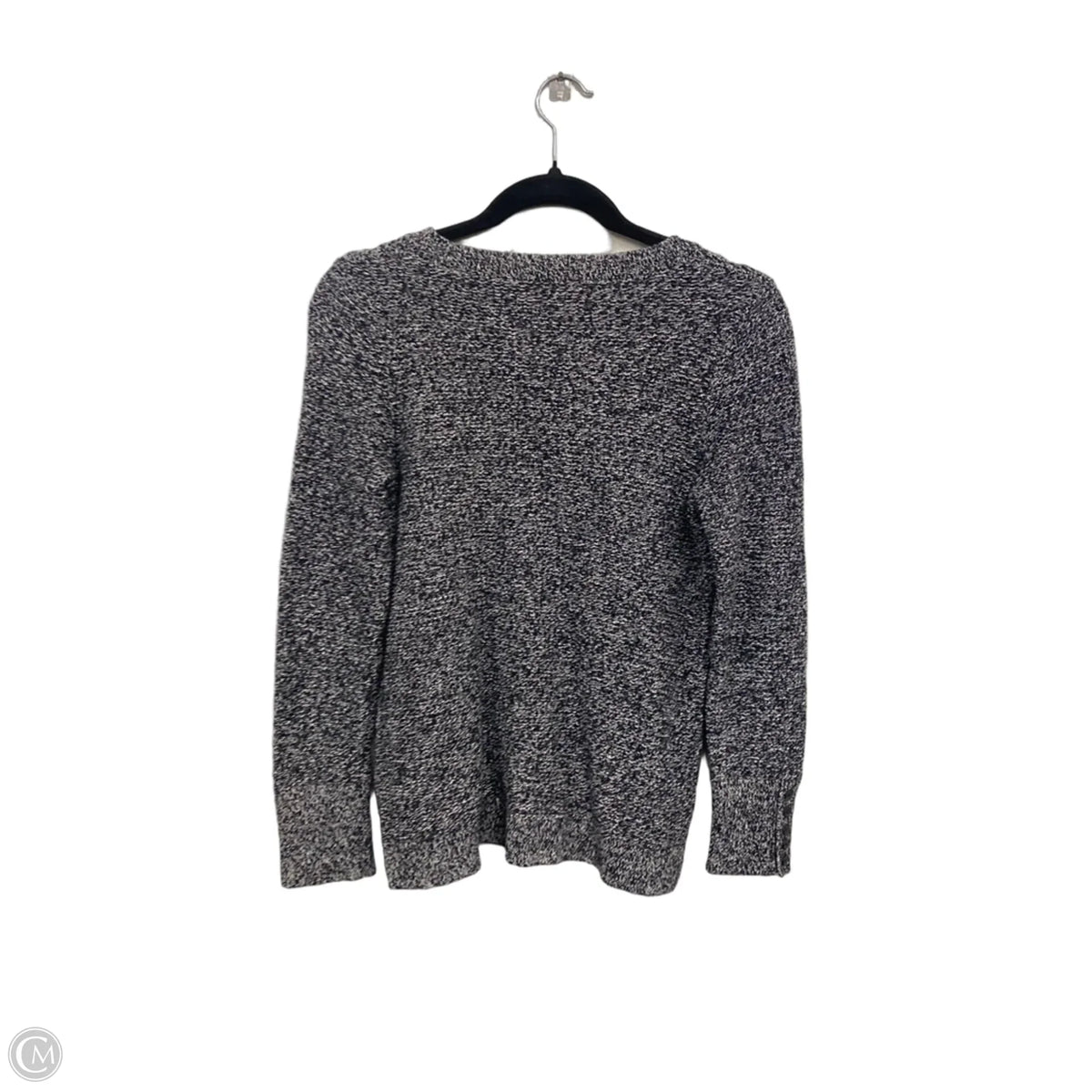 Sweater By Loft In Black & White, Size: Lp
