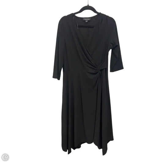 Dress Casual Midi By Perceptions In Black, Size: Xl