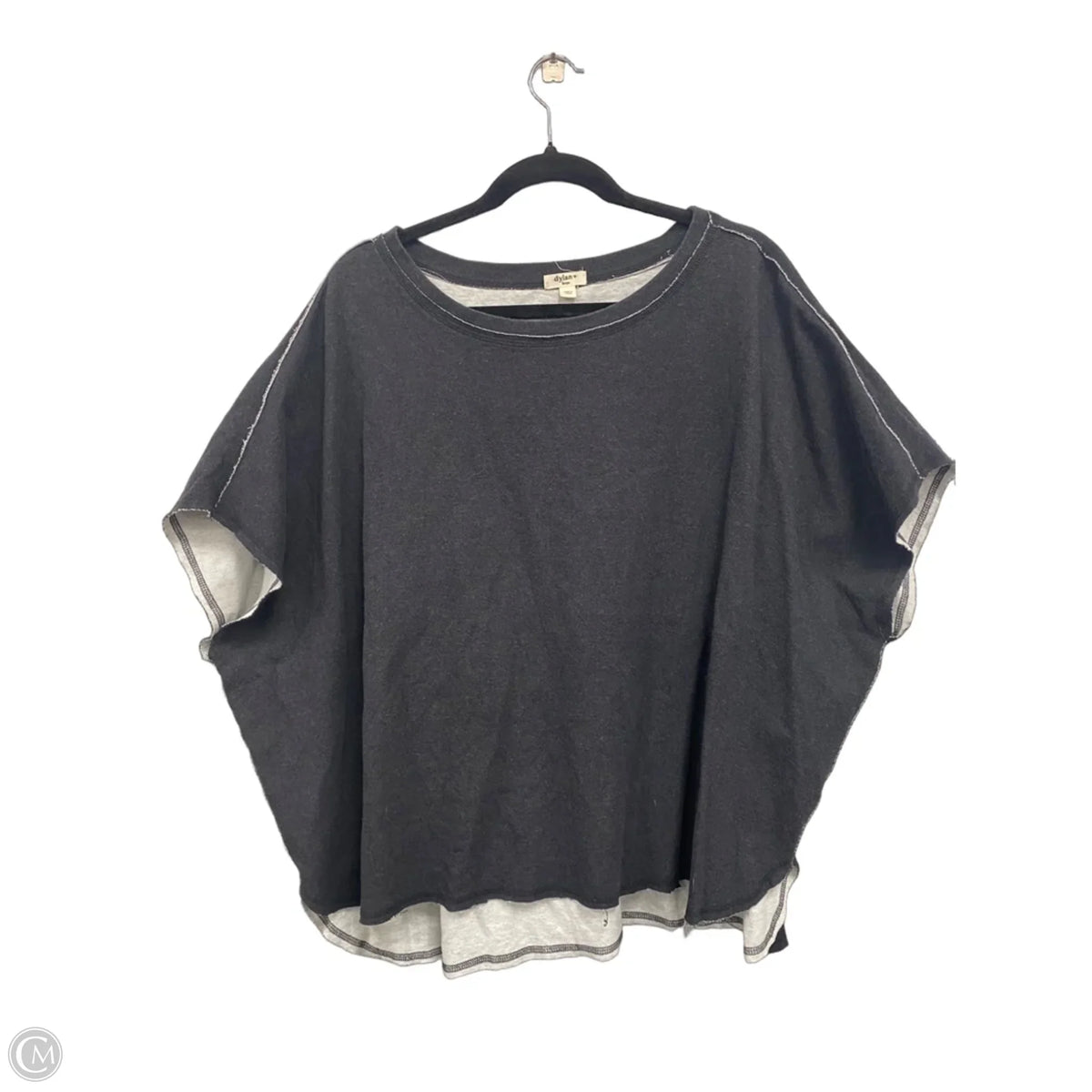 Sweatshirt Crewneck By Dylan In Grey, Size: L
