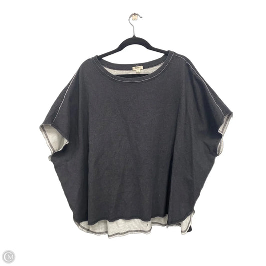 Sweatshirt Crewneck By Dylan In Grey, Size: L