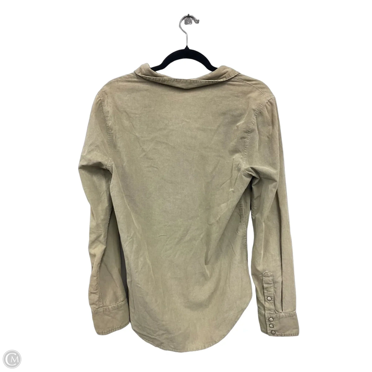 Top Long Sleeve By Dylan In Tan, Size: S
