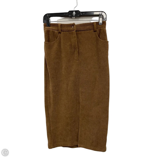 Skirt Midi By Prettygarden In Brown, Size: 4