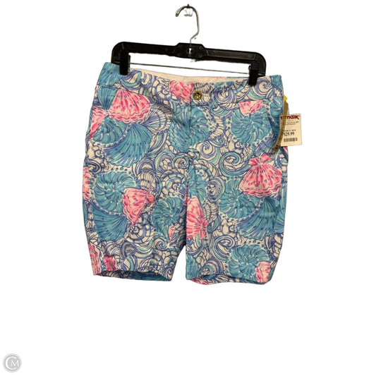 Shorts Designer By Lilly Pulitzer In Blue & Pink, Size: 6