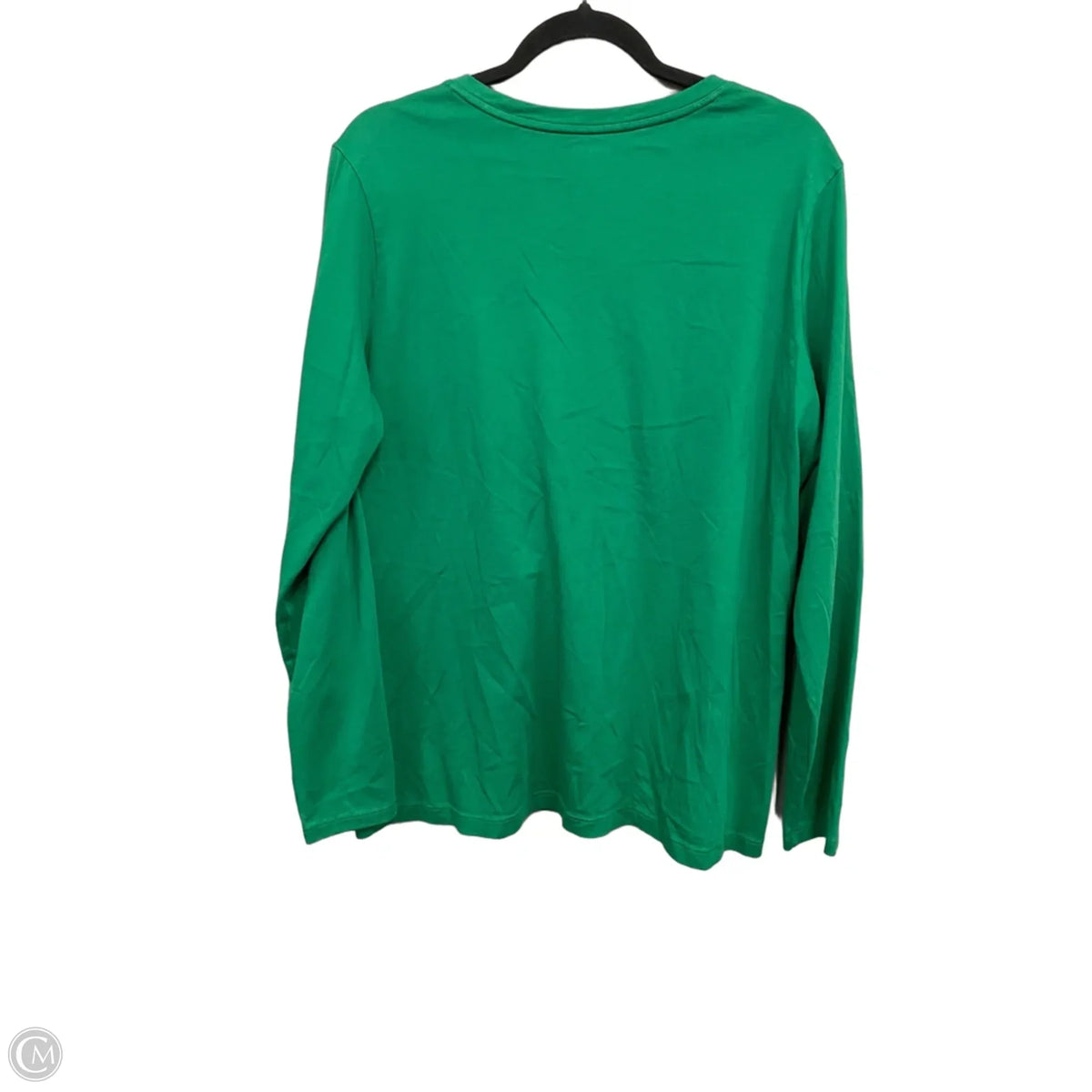 Top Long Sleeve Basic By Lands End In Green, Size: Xl