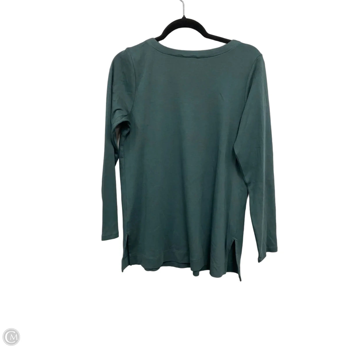 Top Long Sleeve Basic By J. Jill In Green, Size: Xs