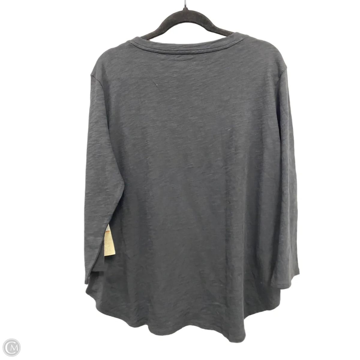 Top Long Sleeve Basic By Clothes Mentor In Black, Size: L