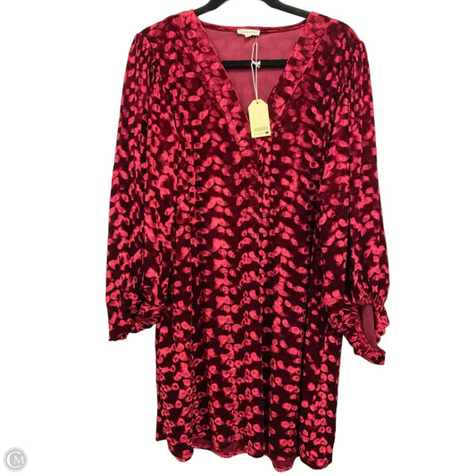 Dress Casual Short By Jodifl In Maroon, Size: L