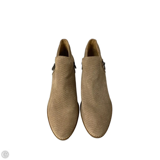Boots Ankle Heels By Lucky Brand In Tan, Size: 8