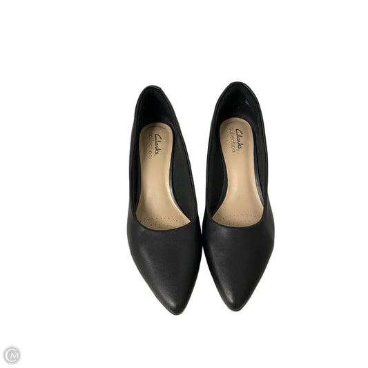 Shoes Heels Block By Clarks In Black, Size: 7.5