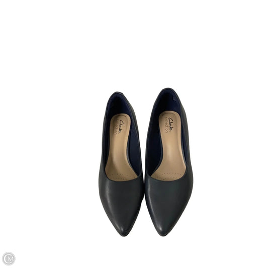 Shoes Heels Block By Clarks In Navy, Size: 7.5