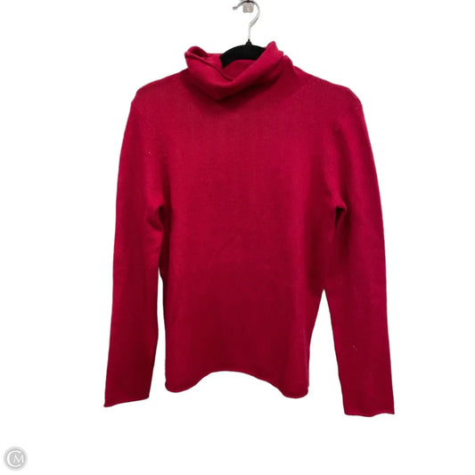 Sweater Cashmere By Ann Taylor In Red, Size: M