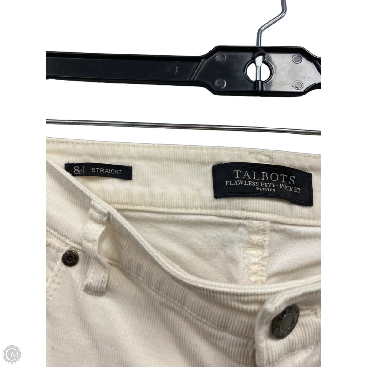 Pants Corduroy By Talbots In Cream, Size: 8p