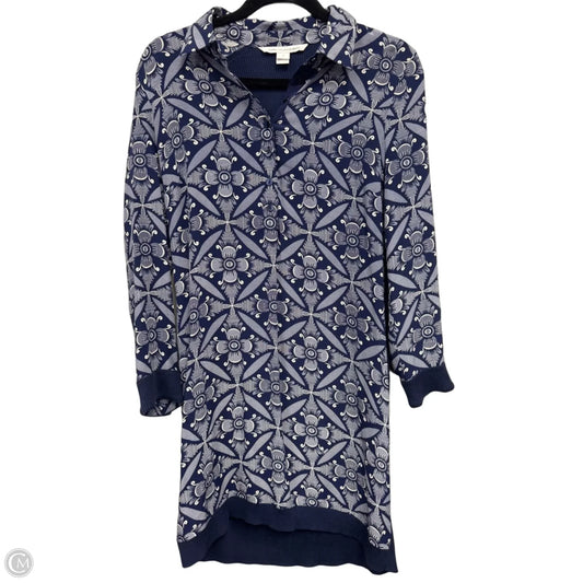 Dress Designer By Diane Von Furstenberg In Blue & White, Size: S