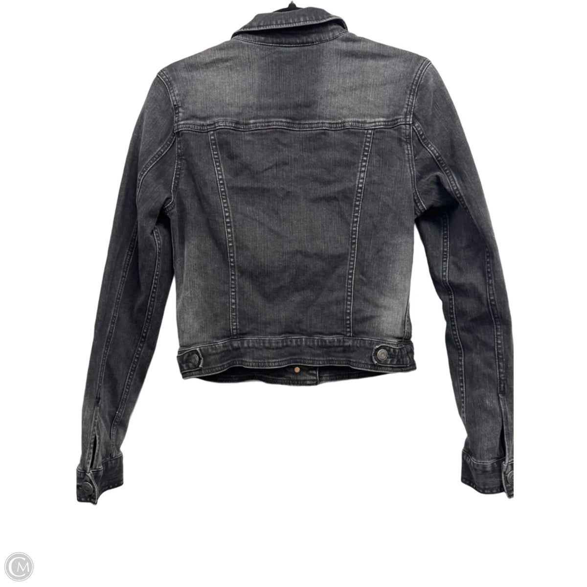 Jacket Denim By American Eagle In Black, Size: M