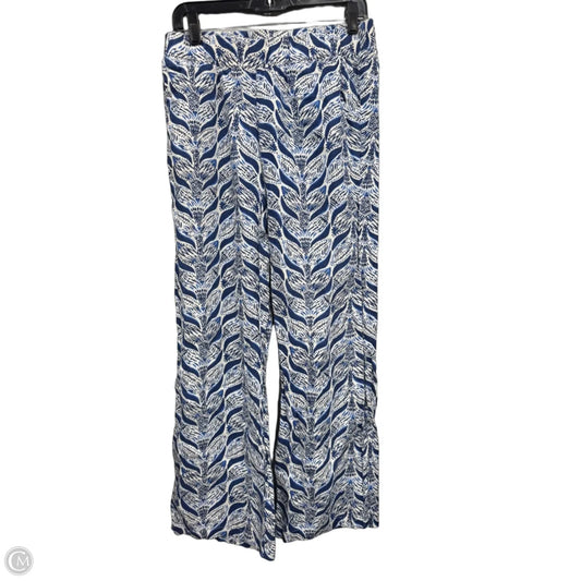 Pants Designer By Lilly Pulitzer In Blue & White, Size: S
