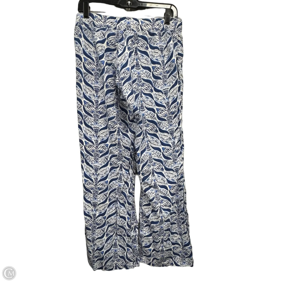 Pants Designer By Lilly Pulitzer In Blue & White, Size: S