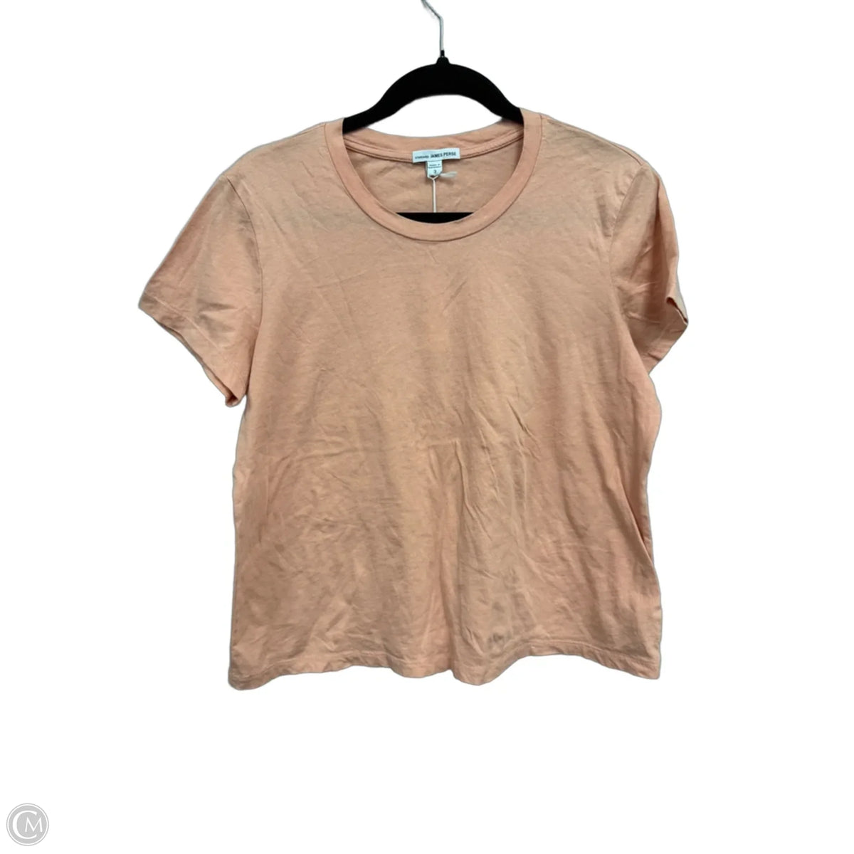 Top Short Sleeve Basic By James Perse In Peach, Size: L