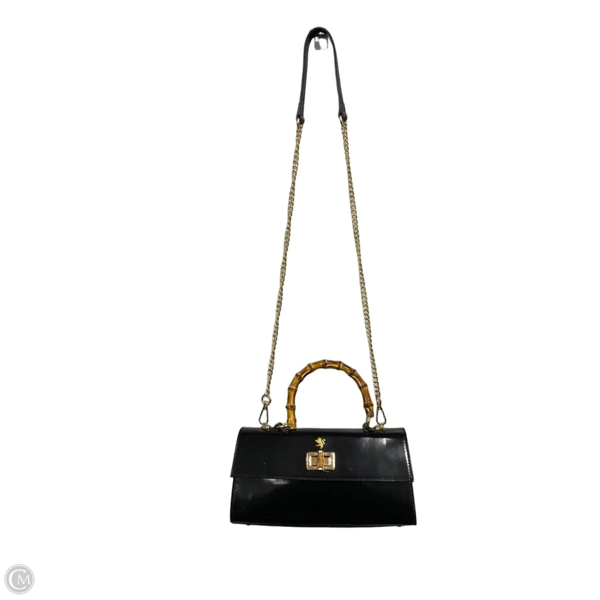 Handbag Leather By Cma, Size: Medium