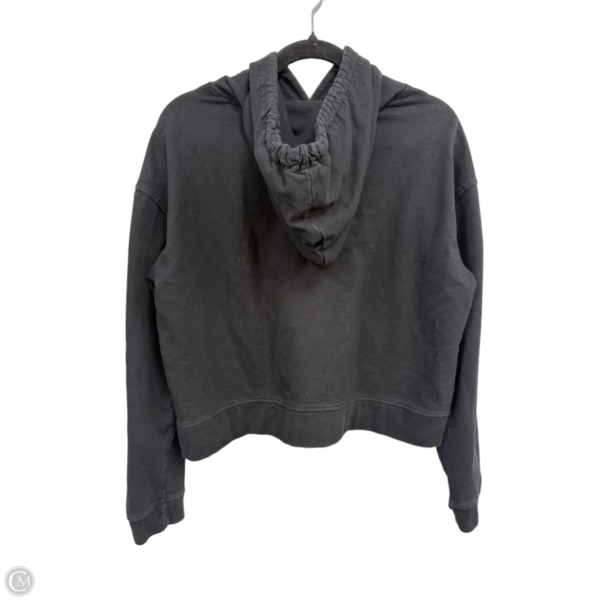 Sweatshirt Hoodie By Printfresh In Black, Size: S