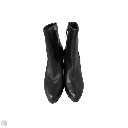Boots Ankle Heels By Nine West In Black, Size: 9.5
