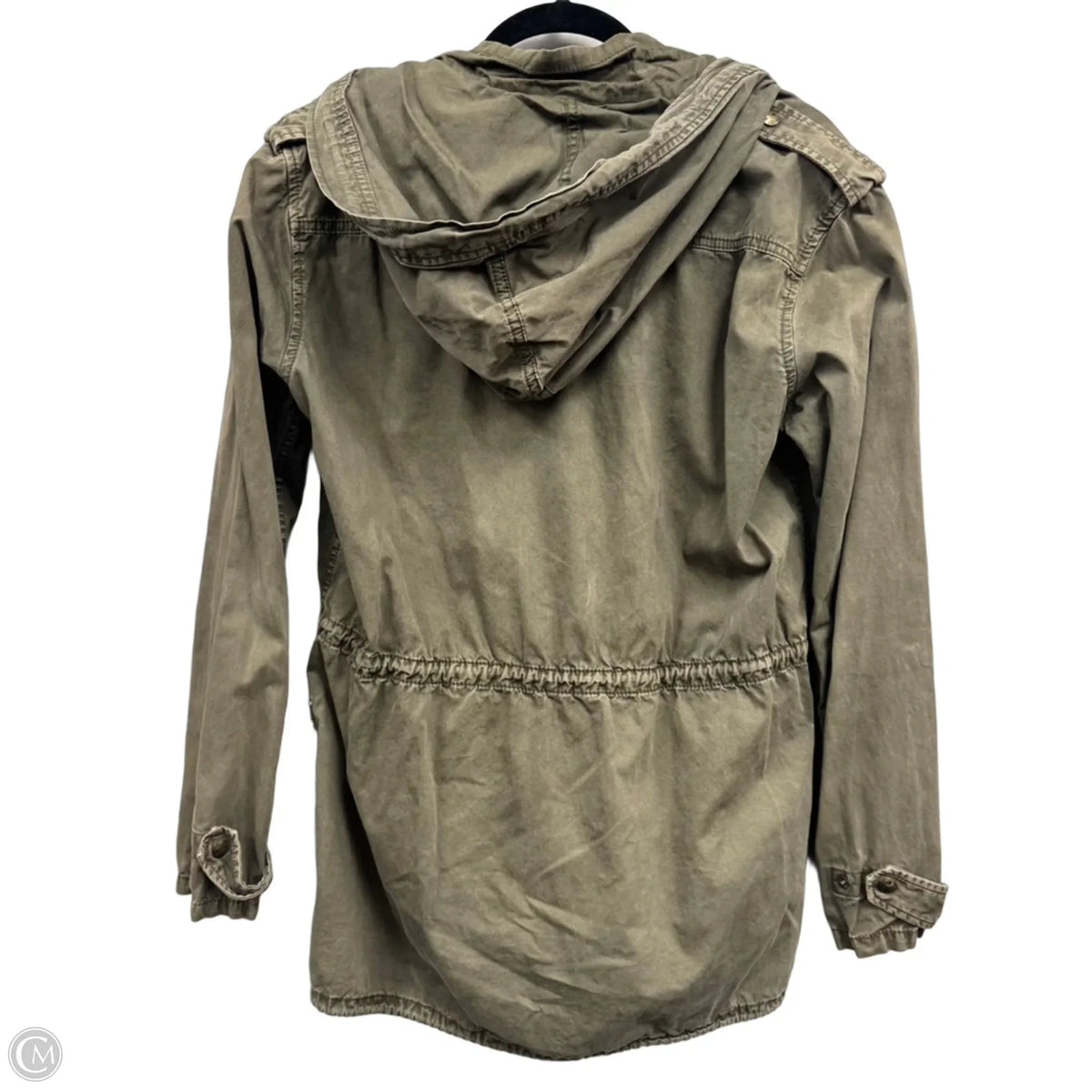 Jacket Utility By Clothes Mentor In Green, Size: M