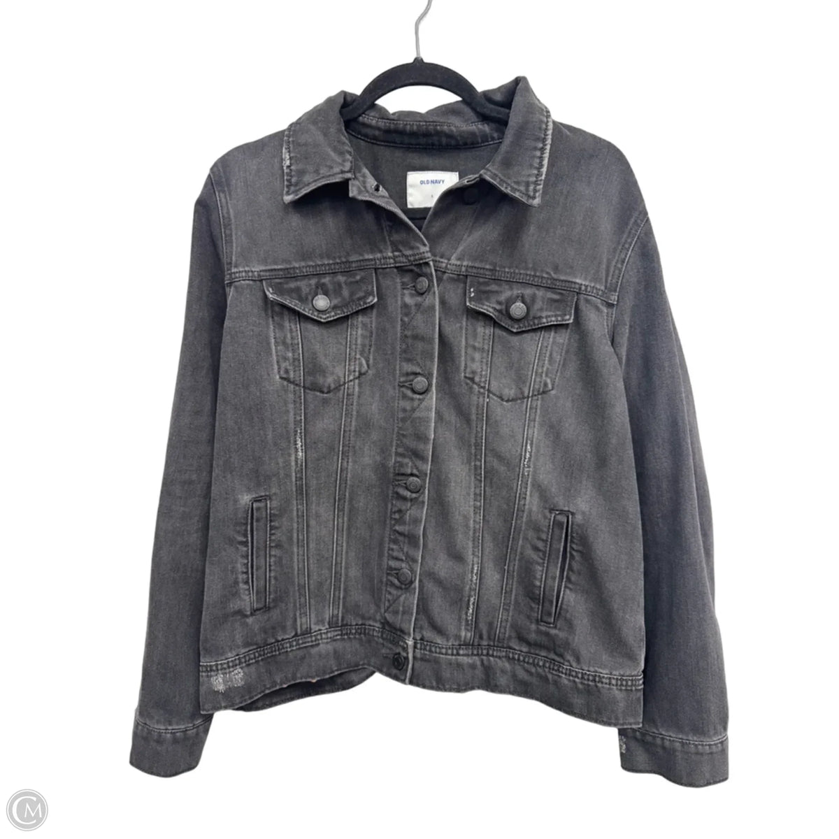 Jacket Denim By Old Navy In Black, Size: L