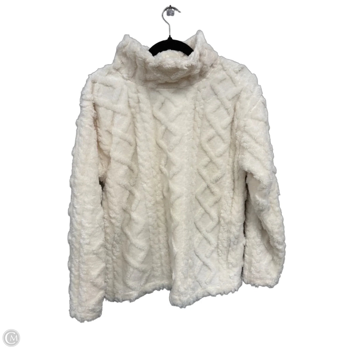 Sweater By Eddie Bauer In Cream, Size: M