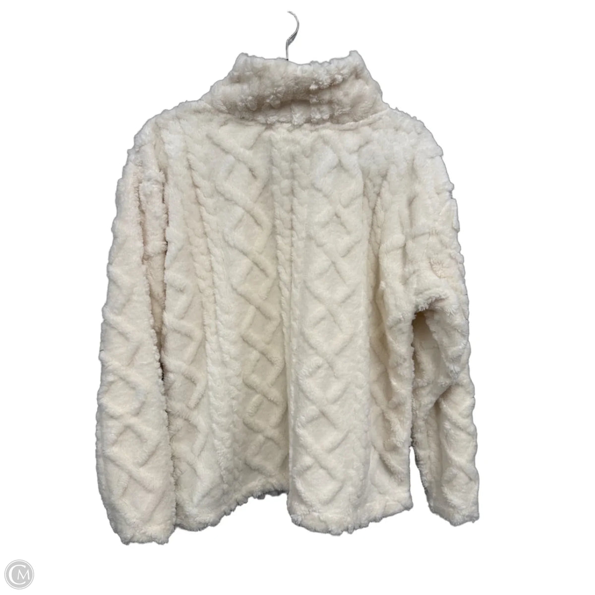 Sweater By Eddie Bauer In Cream, Size: M
