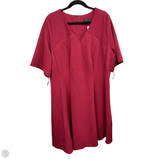 Dress Casual Short By Lane Bryant In Maroon, Size: 3x