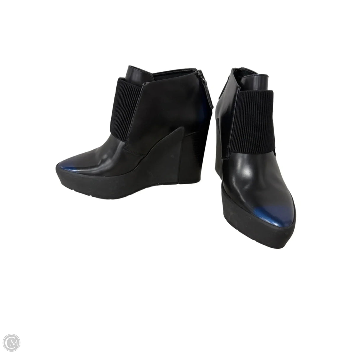 Boots Ankle Heels By Cmb In Black, Size: 6.5