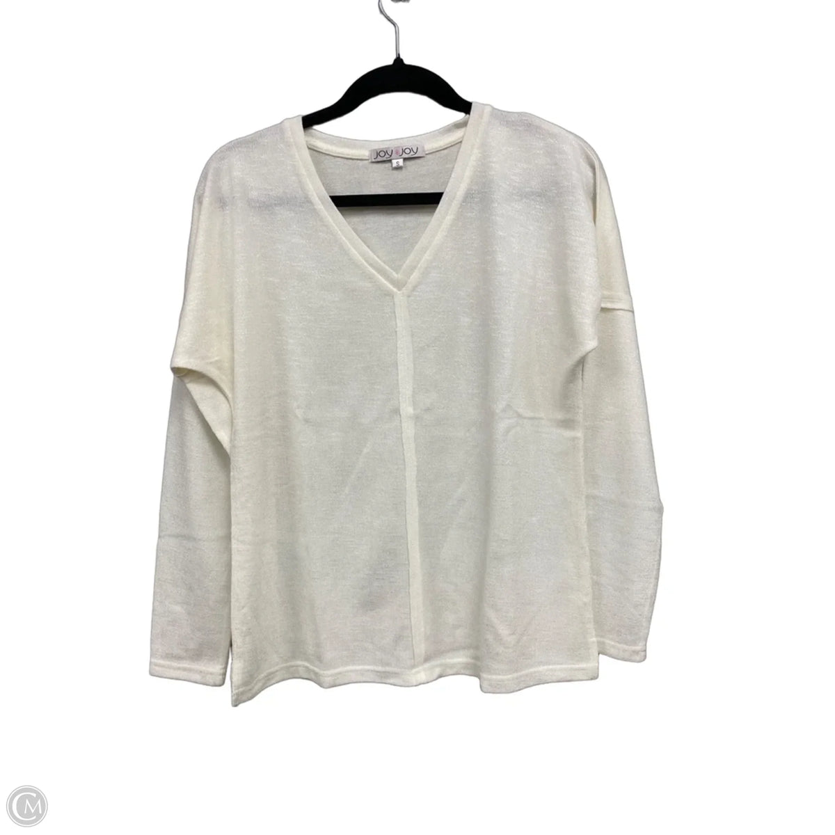 Sweater By Joy Joy In Cream, Size: S