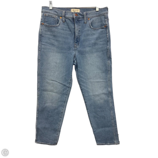 Jeans Straight By Madewell In Blue, Size: 12