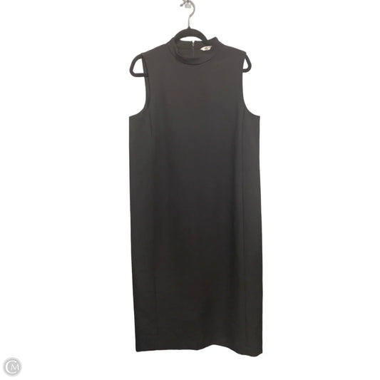 Dress Casual Midi By Zara In Black, Size: Xl