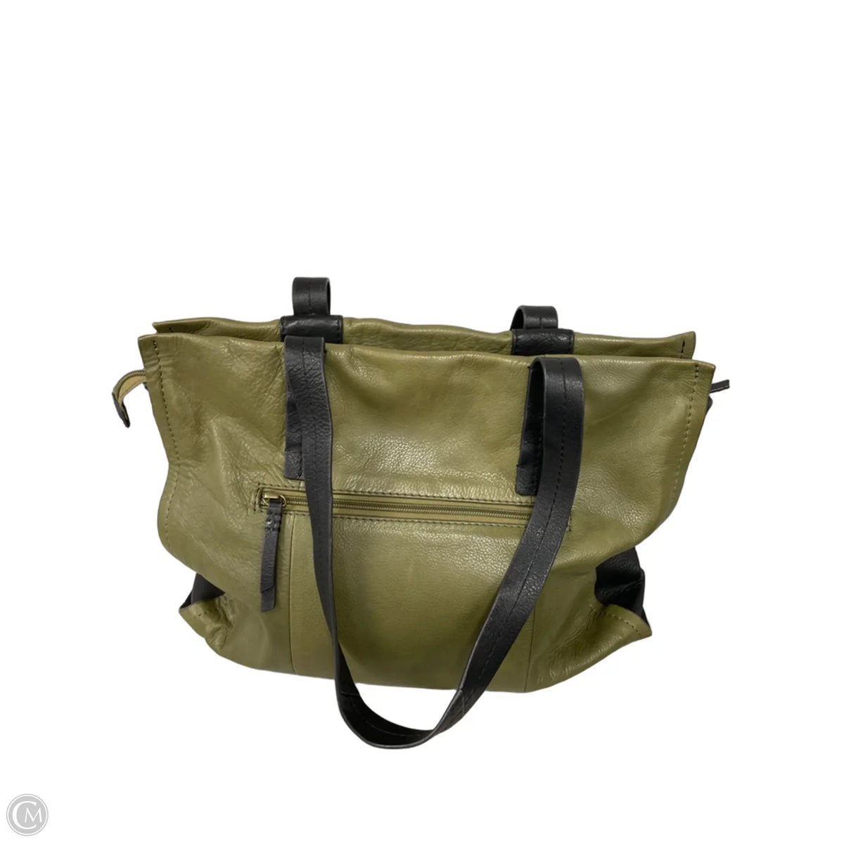 Tote Leather By Clothes Mentor, Size: Medium