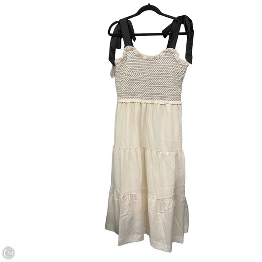 Dress Casual Maxi By Kaktus In Black & Cream, Size: L