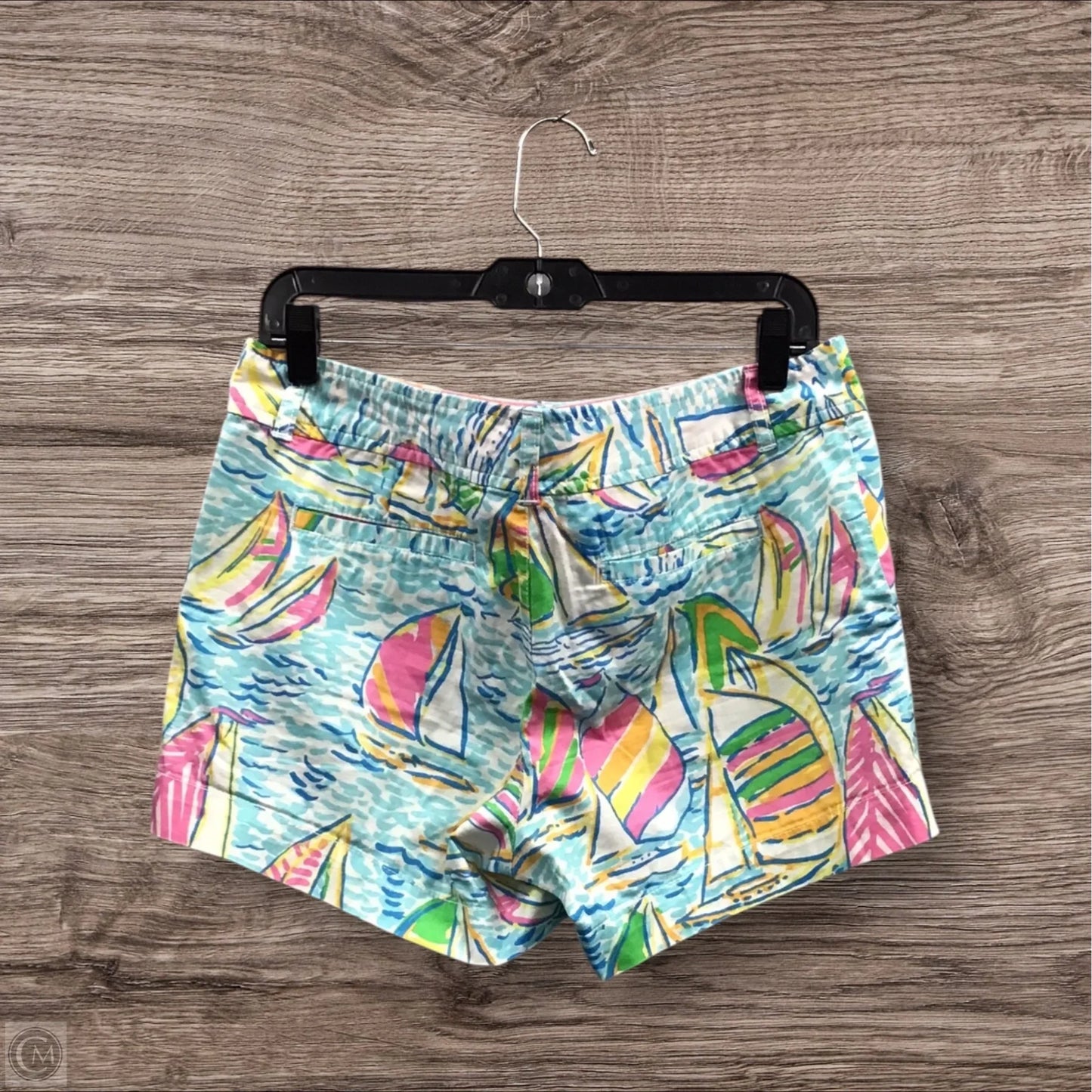 Shorts Designer By Lilly Pulitzer In Nautical Print, Size: 8