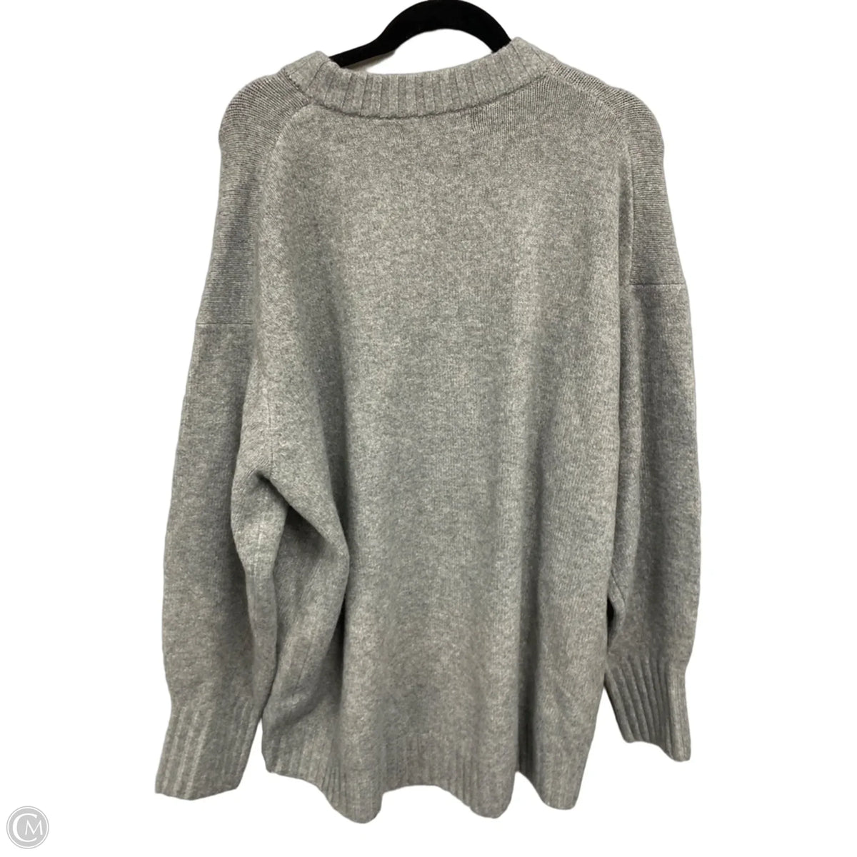 Sweater By Loft In Grey, Size: L