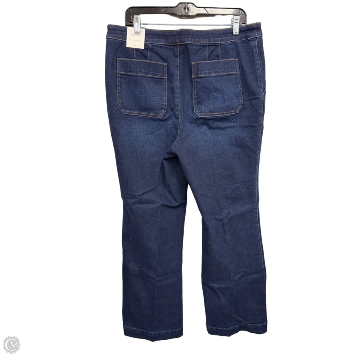 Jeans Flared By Talbots In Blue, Size: 14