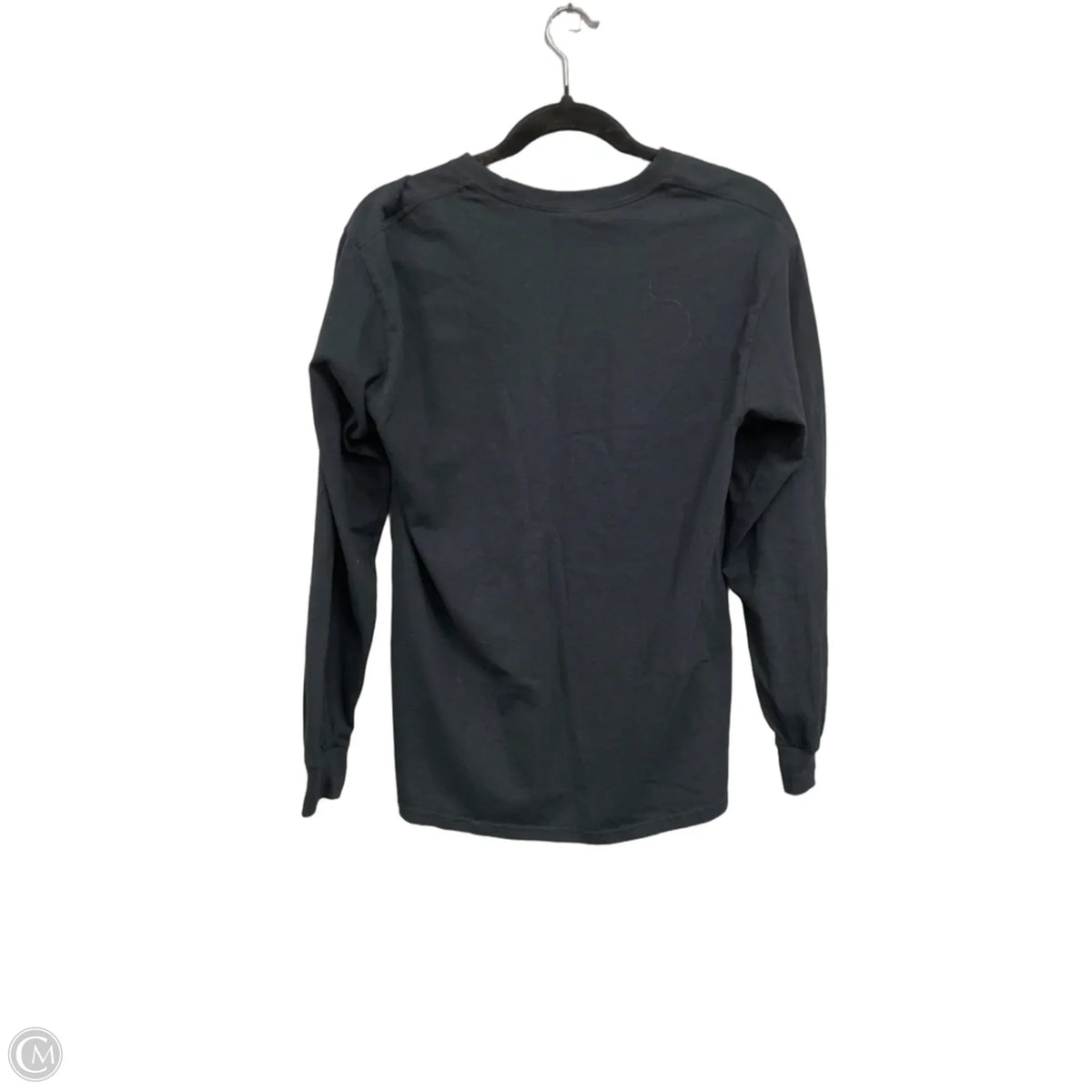 Top Long Sleeve Basic By Gildan In Black & Orange, Size: M