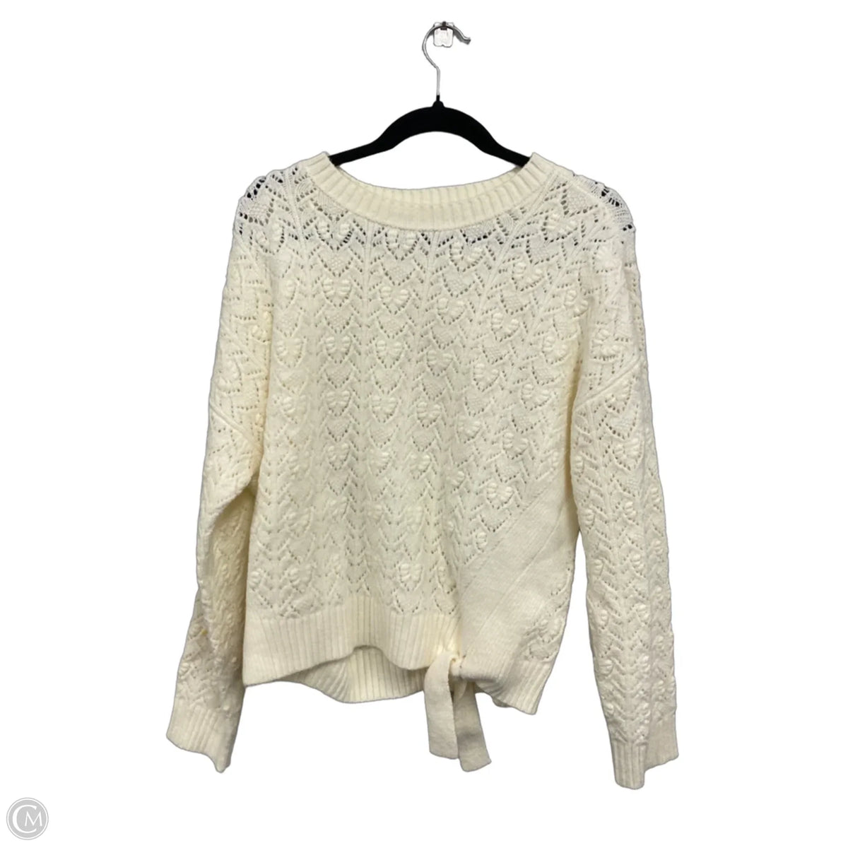 Sweater By Loft In Cream, Size: Xl