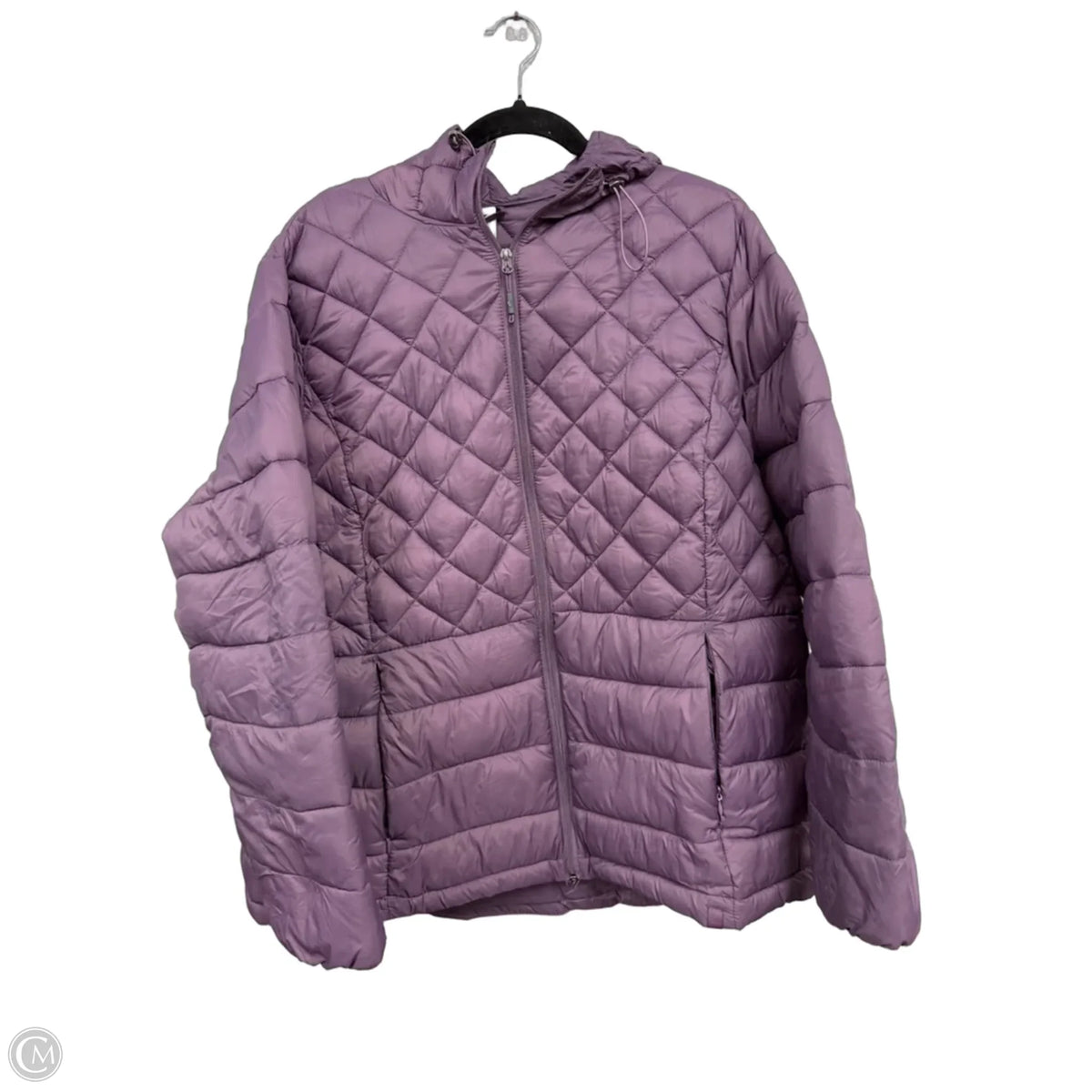 Jacket Puffer & Quilted By Zero Xposure In Purple, Size: 1x