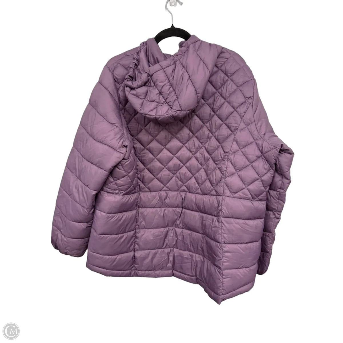 Jacket Puffer & Quilted By Zero Xposure In Purple, Size: 1x