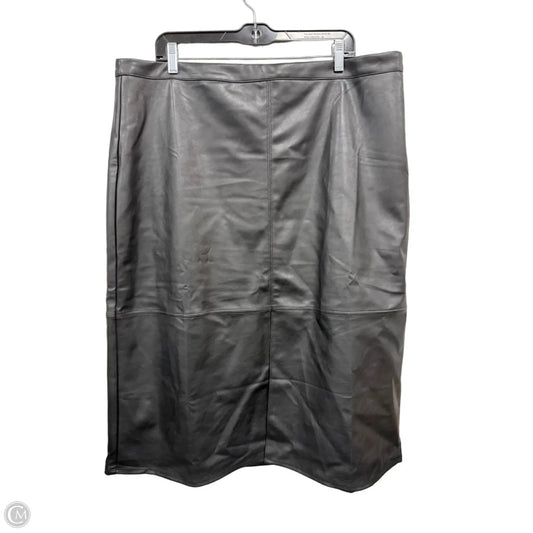 Skirt Midi By Old Navy In Black, Size: Xl