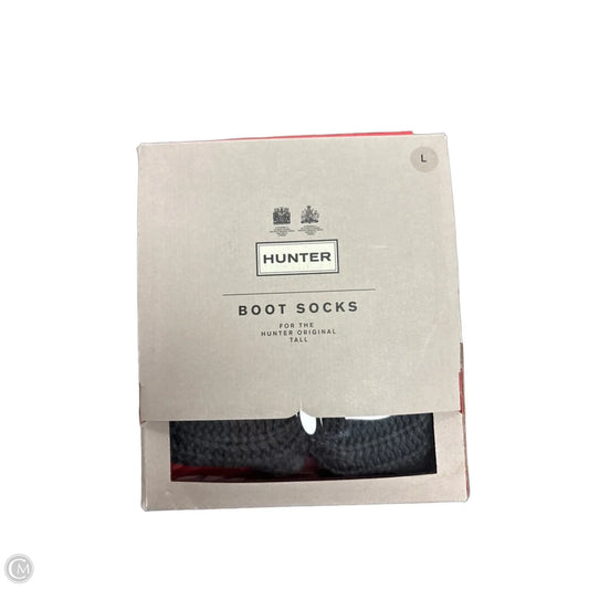 Socks Designer By Hunter In Grey, Size: L