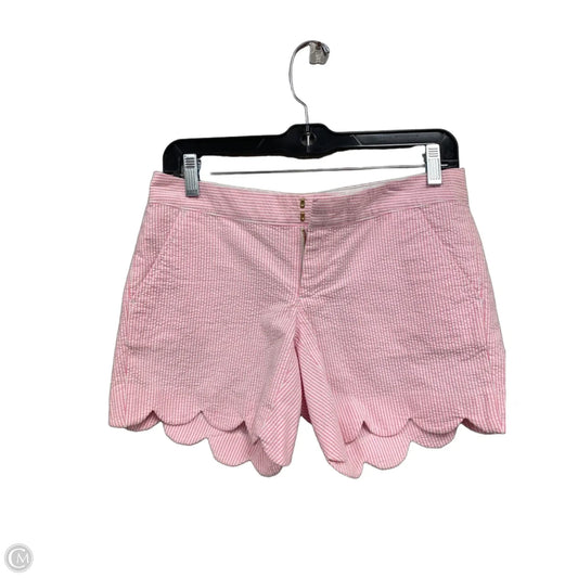Shorts Designer By Lilly Pulitzer In Pink & White, Size: Xxs