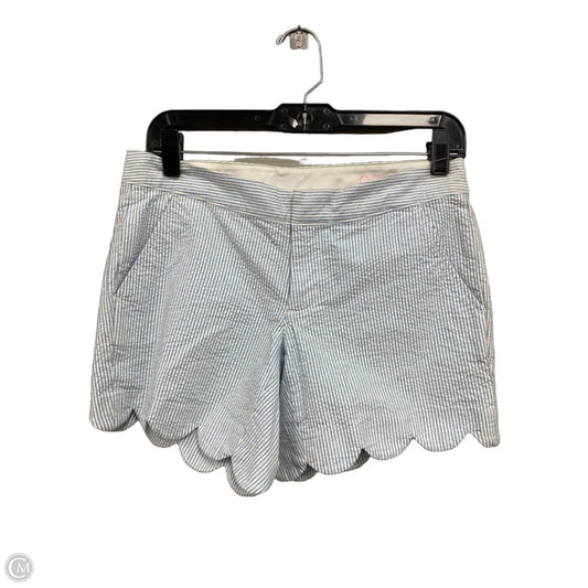 Shorts Designer By Lilly Pulitzer In Blue & White, Size: 0