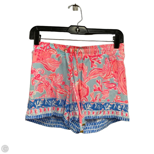 Shorts Designer By Lilly Pulitzer In Blue & Pink, Size: Xxs