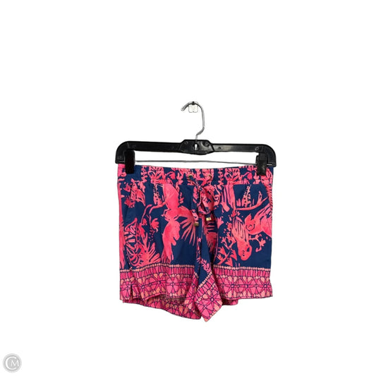 Shorts Designer By Lilly Pulitzer In Blue & Orange, Size: Xxs