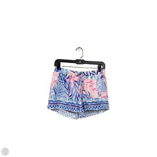 Shorts Designer By Lilly Pulitzer In Blue & White, Size: Xs