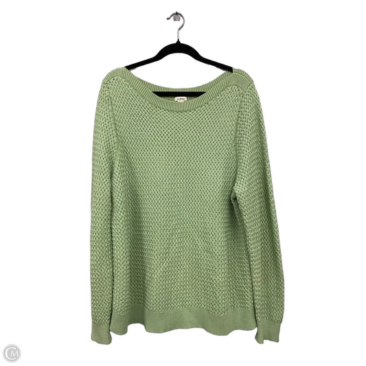 Sweater By L.l. Bean In Green, Size: 2x